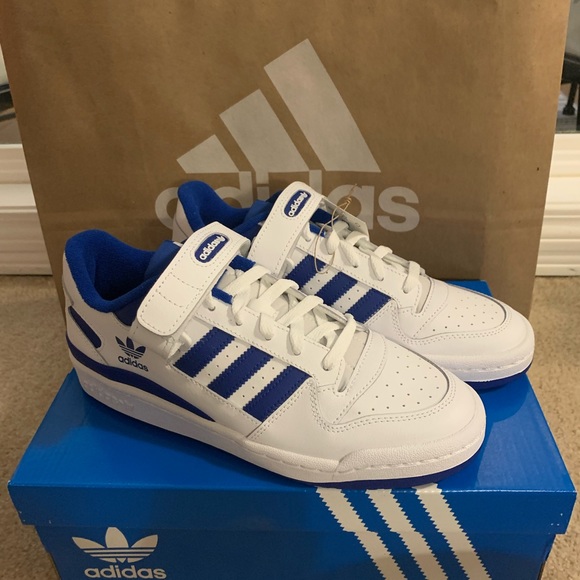 adidas Forum Low White Royal Blue - Picture 8 of 10